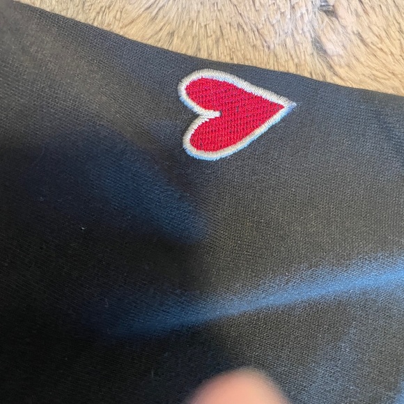 Vintage Y2K Michael Simon Black Embroidered Playing Card T-Shirt Women’s Size L - Picture 4 of 7